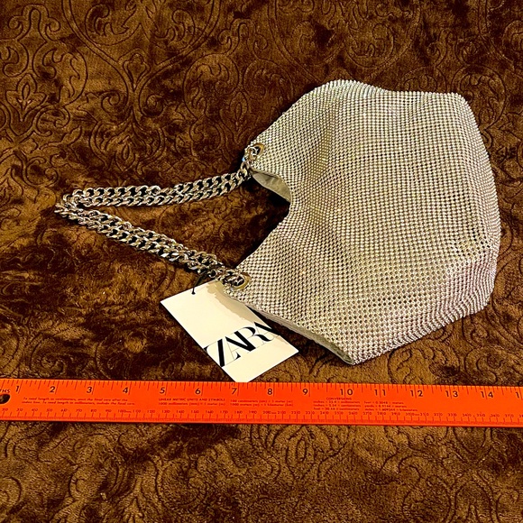 Zara Beaded/Bejeweled Shoulder Bag - Picture 5 of 6